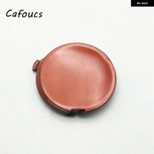 車用フロント バンパー トレーラーカバー 牽引フックキャップ フォード エコスポーツ 2013 - 17 - Orange