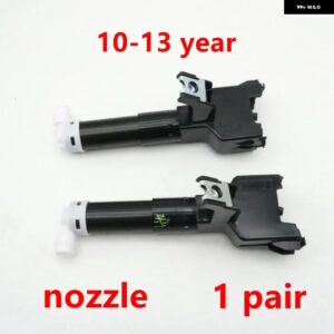 車用フロント バンパー ヘッドライト ウォッシャースプレージェットノズル ポンプ カバー キャップ トヨタ ランドクルーザー プラド LC150 2010 2011 2012-2 - 1 pair nozzle 10-13