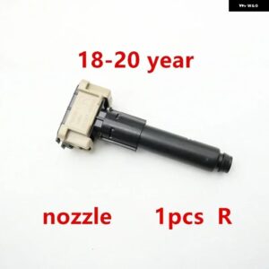 車用フロント バンパー ヘッドライト ウォッシャースプレージェットノズル ポンプ カバー キャップ トヨタ ランドクルーザー プラド LC150 2010 2011 2012-2 - 1pcs R nozzle 18-20