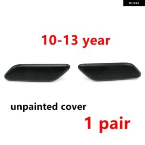 車用フロント バンパー ヘッドライト ウォッシャースプレージェットノズル ポンプ カバー キャップ トヨタ ランドクルーザー プラド LC150 2010 2011 2012-2 - 1 pair cap 10-13