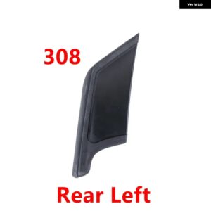 フロント三角ガラス 装飾 板フローシンクカバー バックミラー 三角シェル プジョー 308 408 - 308 Left Rear