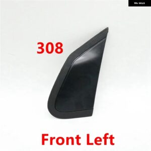 フロント三角ガラス 装飾 板フローシンクカバー バックミラー 三角シェル プジョー 308 408 - 308 Left Front