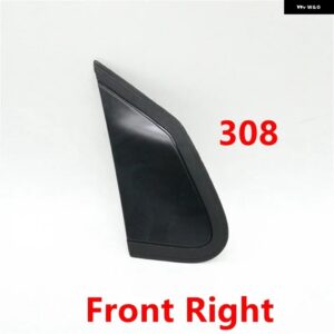 フロント三角ガラス 装飾 板フローシンクカバー バックミラー 三角シェル プジョー 308 408 - 308 Right Front