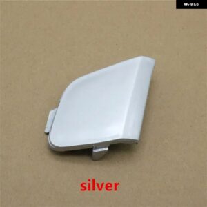 フロント バンパー トレーラーシェルキャップ牽引フックカバー フォード フォーカス 3 MK3 1.6 2.0L 2012 2013 2014 - Silver