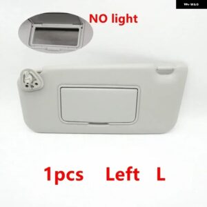 車用サン バイザー フロントサイドサンシェード シールドカバー オートサン バイザー JAC REFINE S3 2014-2021 5702300U2260 5702400U2260 - 1pcs Left no light