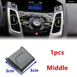 フロント エアコン セントラ ルA/Cベント グリル スライダー アウトレット タブクリップリペアキット フォード フォーカス 2012 2013 2014 - 1pcs Middle M