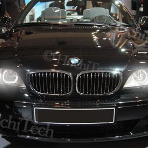 明LEDエンジェルアイ BMW E92 E90 E60 F30 F31 E82 F10 F11 X5 X6 E53 E70 E65 車用ライトアクセサリー 3D DTM スタイル アクリル - E46 LCI xenon