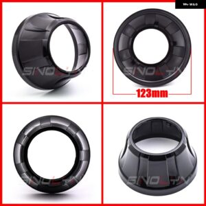 SINOLYN 2.5/3.0 ヘッドライト レンズ ダスト ベゼル シュラウド LED HID プロジェクターレンズ WST/HELLA 3R G5/KOITO Q5 ベゼル カーアクセサリー - F shrouds