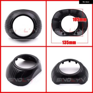 SINOLYN 2.5/3.0 ヘッドライト レンズ ダスト ベゼル シュラウド LED HID プロジェクターレンズ WST/HELLA 3R G5/KOITO Q5 ベゼル カーアクセサリー - J shrouds