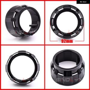 SINOLYN 2.5/3.0 ヘッドライト レンズ ダスト ベゼル シュラウド LED HID プロジェクターレンズ WST/HELLA 3R G5/KOITO Q5 ベゼル カーアクセサリー - 2.5 HJG Shrouds