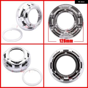 SINOLYN 2.5/3.0 ヘッドライト レンズ ダスト ベゼル シュラウド LED HID プロジェクターレンズ WST/HELLA 3R G5/KOITO Q5 ベゼル カーアクセサリー - A shrouds