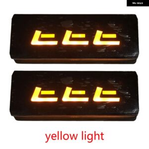 2X アンバー LED サイド マーカーライト リピーター インジケーター ランプ LADA NIVA 4X4 1995 サイドマーク - Amber light04
