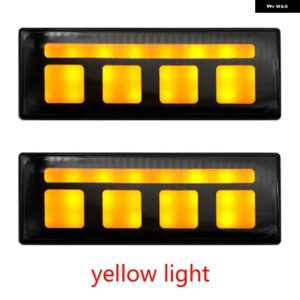 2X アンバー LED サイド マーカーライト リピーター インジケーター ランプ LADA NIVA 4X4 1995 サイドマーク - Amber light07