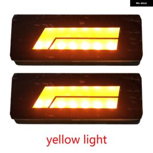 2X アンバー LED サイド マーカーライト リピーター インジケーター ランプ LADA NIVA 4X4 1995 サイドマーク - Amber light02