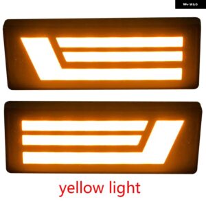 2X アンバー LED サイド マーカーライト リピーター インジケーター ランプ LADA NIVA 4X4 1995 サイドマーク - Amber light09