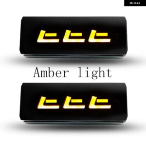 LEDオートカーサイドマーカー インジケーター ライトランプ 防水 LADA NIVA 4X4 1995+車フロントLADA URBAN - Amber light01