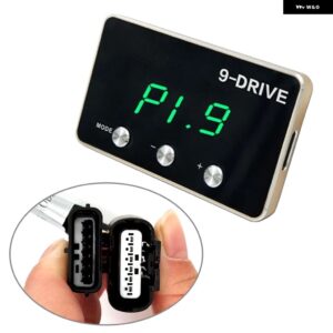 9ドライブ電子スロットル コントローラ ーペダルアクセラレーターカーアクセサリー ホンダ シティ シビック CRZジャズインサイトオデッセイ - Gold