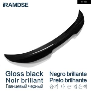 F36 スポイラー BMW 4シリーズ F32 クーペ タイプPSM 2013-2019 リアダックテールウィング トランク ABSアクセサリー - F32 Glossy Black