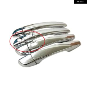 ABSクローム ドアハンドル トリム カバー プジョー 3008 GT 5008 2017 2018 GTカーアクセサリー - 1holes