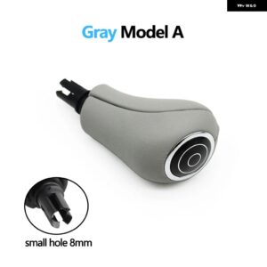 車用オートマチック シフト ギア シフター ノブ ブーツ メルセデス ベンツ C E GLK クラス AMG W204 W212 W207 X204 C204 C63 C300 C250 C350 - Gray Model A