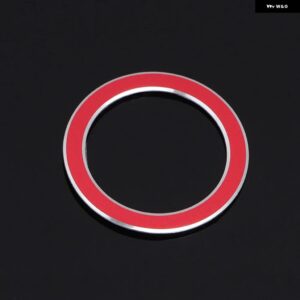 BMW M3 3シリーズ 320I 330I 335I E90 E91 E92 E93 車 エンジン スタートストップ ボタン デコレーションカバー ステッカー トリム リングカー スタイリング - red