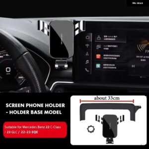 メルセデス ベンツ C V GLC クラス W205 W206 W447 X253 ダッシュボード マウント GPS フォン ホルダー スクリーン固定クリップ クランプ スタンド - C GLC 22-23 holder