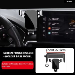 メルセデス ベンツ C V GLC クラス W205 W206 W447 X253 ダッシュボード マウント GPS フォン ホルダー スクリーン固定クリップ クランプ スタンド - C GLC 19-22 holder