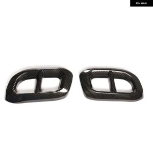 メルセデス ベンツ GLE GLC GLS W167 X253 X167 車 外装 アクセサリー ABS ブラック/シルバー マフラー マフラー テールカバー ステッカー - carbon fiber