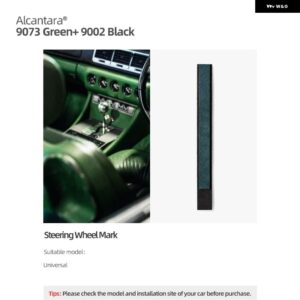 TPIC カー ステアリングホイール センタートップマーキング ポルシェ パナメーラ 911 カレラ マカン ボクスター ケイマン カイエン インテリア アクセサリー - 9073-9002