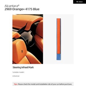 TPIC カー ステアリングホイール センタートップマーキング ポルシェ パナメーラ 911 カレラ マカン ボクスター ケイマン カイエン インテリア アクセサリー - 2969-4175