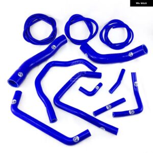 トヨタ ランドクルーザー HDJ80 1HD-T/FT 4.2L ターボ 1990-1997 シリコン ラジエーター ホース パイプ チューブ キット 1990 - 95 - K8-75-V　Blue