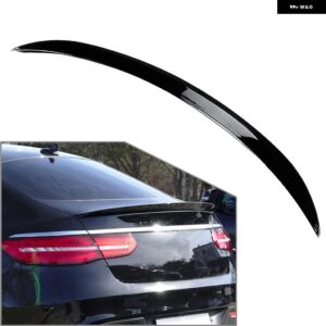 車用リア トランク スポイラー リップスプリッター トリム テールウィング メルセデス ベンツ GLE クーペ C292 GLE350 400 450 550 GLE63 AMG スタイル - Gloss Black