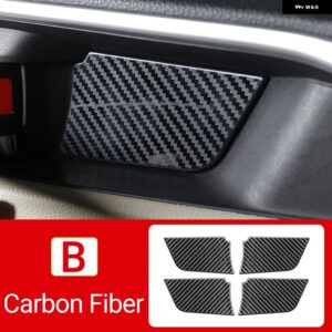 トヨタ RAV4 XA50 2019 - 24 RAV 4 ハイブリッド車用インナー ドアハンドル ボウルカバー トリム ステッカー アクセサリー - B Carbon 4pcs