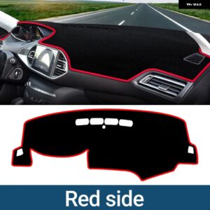 プジョー 308 SW T9 308 GTI II MK2 2014 - 20 車用 ダッシュボード カバー マット サンシェード パッド アクセサリー - A Red side