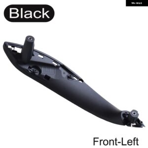 インナー ドアハンドル プル トリム カバー カーアクセサリー BMW 3シリーズ 2014-2018 F30 316D 318D 320D F31 320I 325D 51417279312 - Black-Front Left