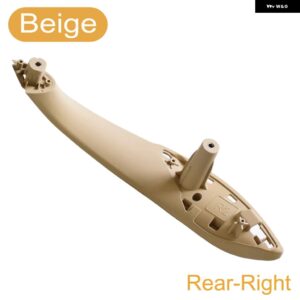 インナー ドアハンドル プル トリム カバー カーアクセサリー BMW 3シリーズ 2014-2018 F30 316D 318D 320D F31 320I 325D 51417279312 - Beige-Rear Right