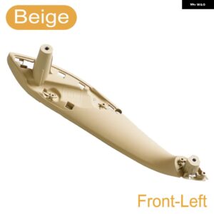 インナー ドアハンドル プル トリム カバー カーアクセサリー BMW 3シリーズ 2014-2018 F30 316D 318D 320D F31 320I 325D 51417279312 - Beige-Front Left