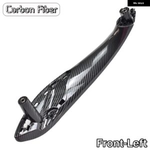 インナー ドアハンドル プル トリム カバー カーアクセサリー BMW 3シリーズ 2014-2018 F30 316D 318D 320D F31 320I 325D 51417279312 - CarbonF-Front-Left