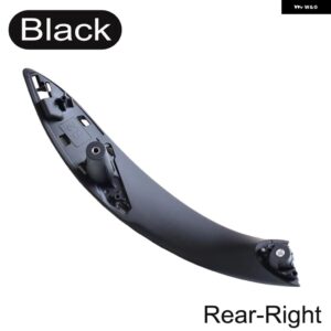 インナー ドアハンドル プル トリム カバー カーアクセサリー BMW 3シリーズ 2014-2018 F30 316D 318D 320D F31 320I 325D 51417279312 - Black-Rear Right