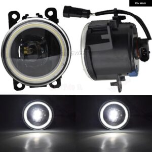 2ピース 車用エンジェルアイ フォグライト H11 LED COB フォグ DRL ポルシェ カイエン 92A 958 2010 - 15 - lens-angel　eye