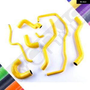 フィアット アバルト 500 595 695 全 バージョン シリコンクーラント ラジエーター ホース パイプ キット - Yellow
