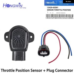 13420-65D01 スロットルポジションセンサー TPS プラグ SUI GRAND VITARA IGNIS JIMNY 1342065D01 13420-52D00 1342052D00 - Sensor and Plug