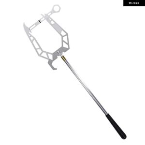 多目的係留ロープ ドックフック ステンレス 長距離スレッダー ポータブル ストップシップ カヤックアクセサリー ボートツール - B Telescopic handle