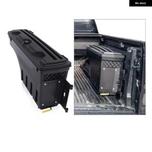 ロック可能なテールゲートスイングケース 収納 ツール ボックス フォード レンジャー2019 - 22ワイルド トラック XLT XL XLSブラック1個カー スタイリング - 1PC Right