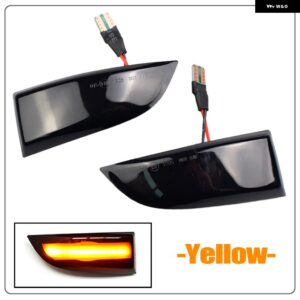 ダイナミックブリンカー ルノー ラグナ 3 III トゥインゴ II ラティチュード サフラン フルエンス LED ウィンカー アロー 2008 2009 2011 2014 2015 2016 - Yellow