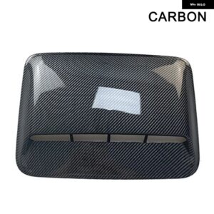 汎用 SUV トラック BMW アウディ ベンツ オートチューニングフードスクープベント ボンネット インレットカーエアインテーク4X4アクセサリー - CARBON