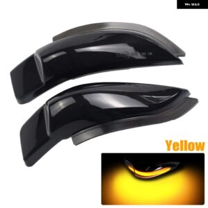 LEDダイナミックウィンカーライト トヨタ アクア カローラ アクシオ フィールダー オーリス アリオン プリウスC ヴィッツ バックミラー インジケーター - Yellow