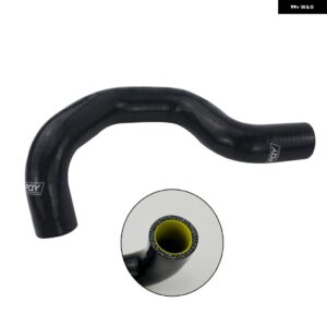 LIZHI - シリコン ラジエーター ホースキット K20-K24 スワップ EG EK CRX EF SOL インテグラ シビック ブラック イエロー LZ-LX1306BK-QY - black