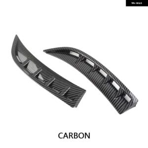 メルセデス ベンツ アクセサリー C118 CLA180 CLA200 2020+ フロント バンパー カナード サイド エアベント スプリッターフィン 装飾 カバー - Carbon Look