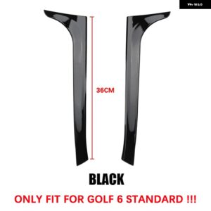 車リアスポイラー VW フォルクスワーゲン アクセサリー ゴルフ 6 MK6 GTI GTR GTD 2008 - 12 バックウィンドウ ウィング カナード スプリット - BK Golf 6 Standard